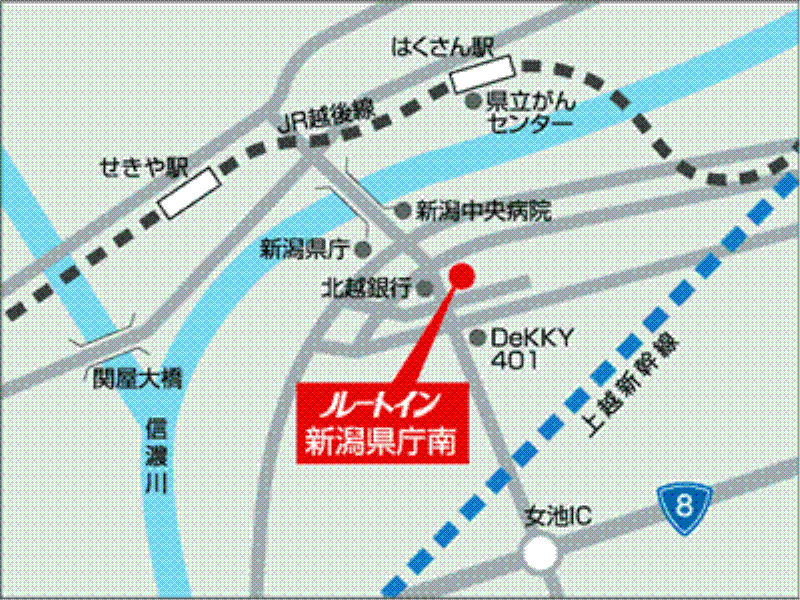 Hotel Route-Inn Niigata Kencho-Minami Exterior photo